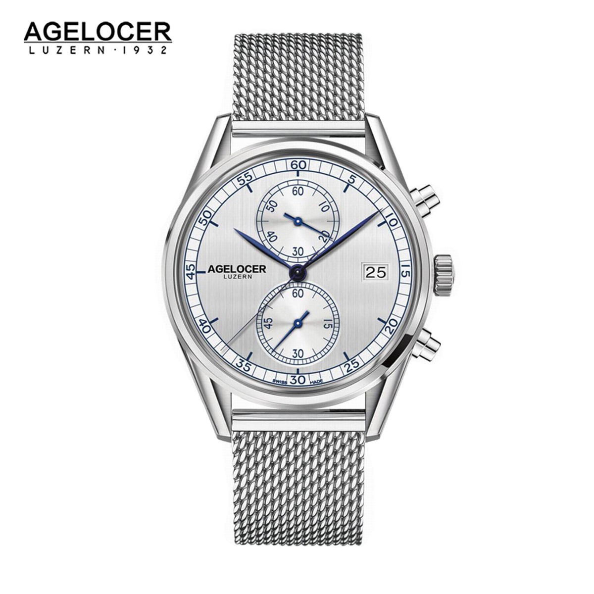 Agelocer Trinidad 40mm Steel 2101A9