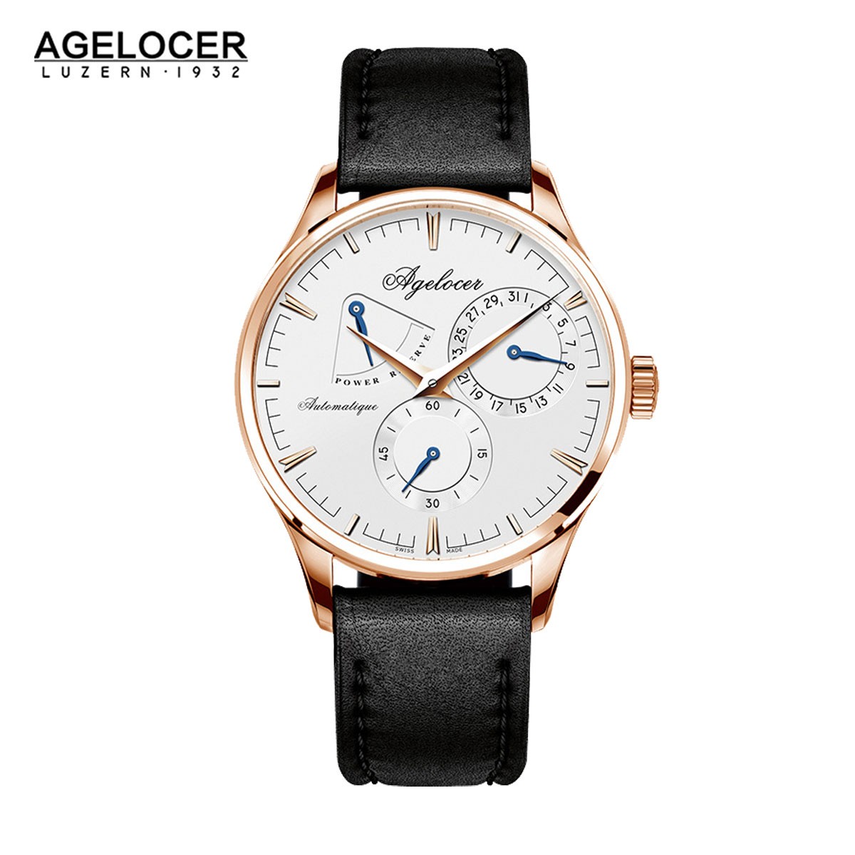 Agelocer Budapest 40mm Rose Gold 4101D1