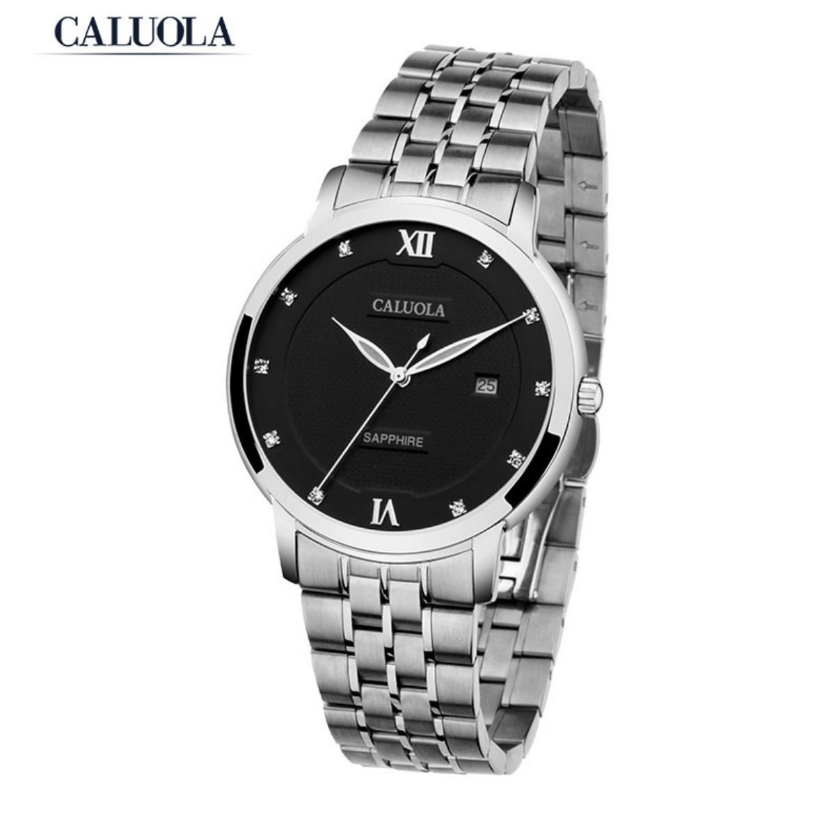 Caluola Auto Men Watch 39mm Steel CA1050