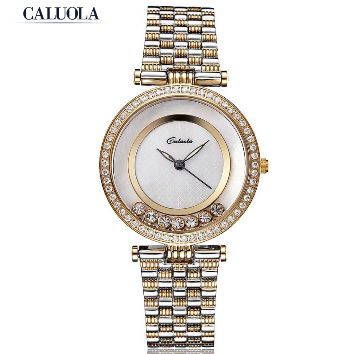 Caluola Women Watch 31.5mm Steel/Yellow Gold CA1081L