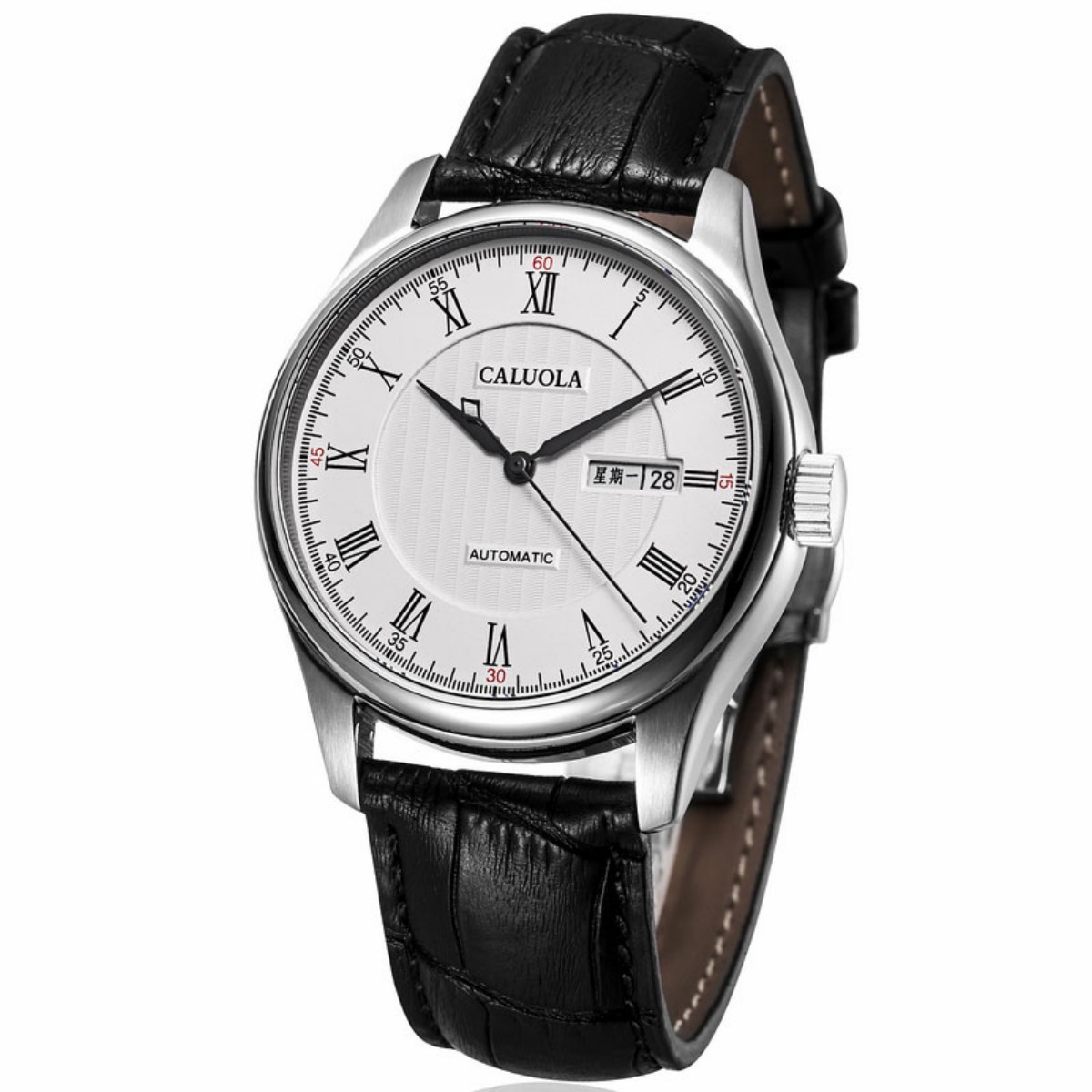 Caluola Men Watch 40mm Coffee PVD CA1092M