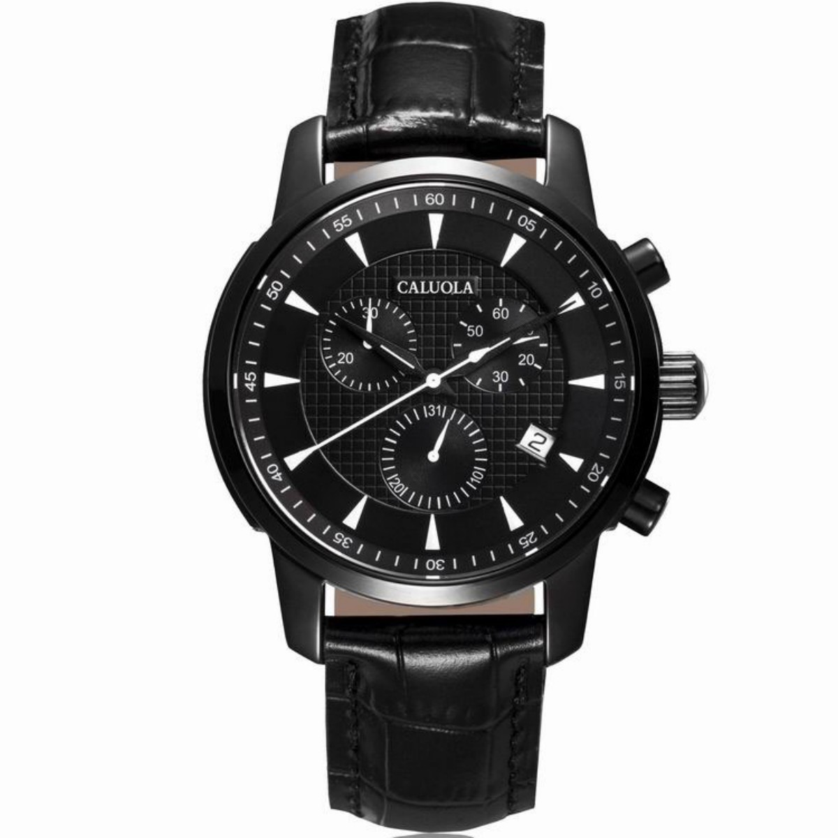 Caluola Men Watch 40mm PVD 1014