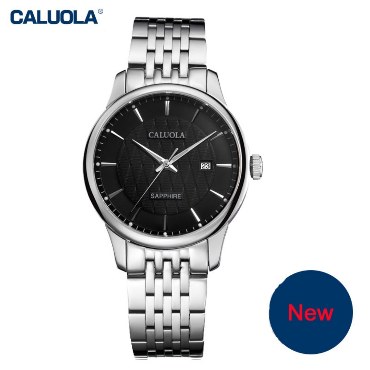 Caluola Men Watch 40mm Steel 1022