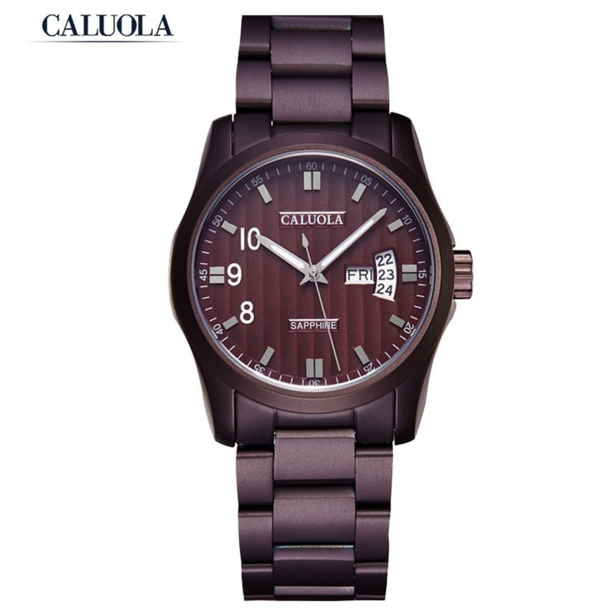 Caluola Men Watch 40mm PVD CA1005