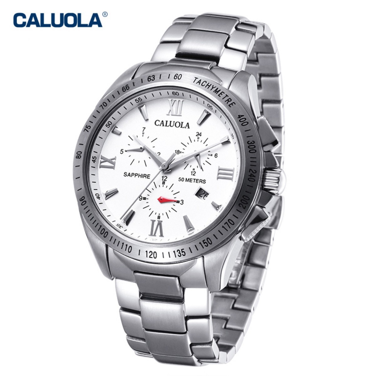 Caluola Men Watch 43.5mm Steel CA1088