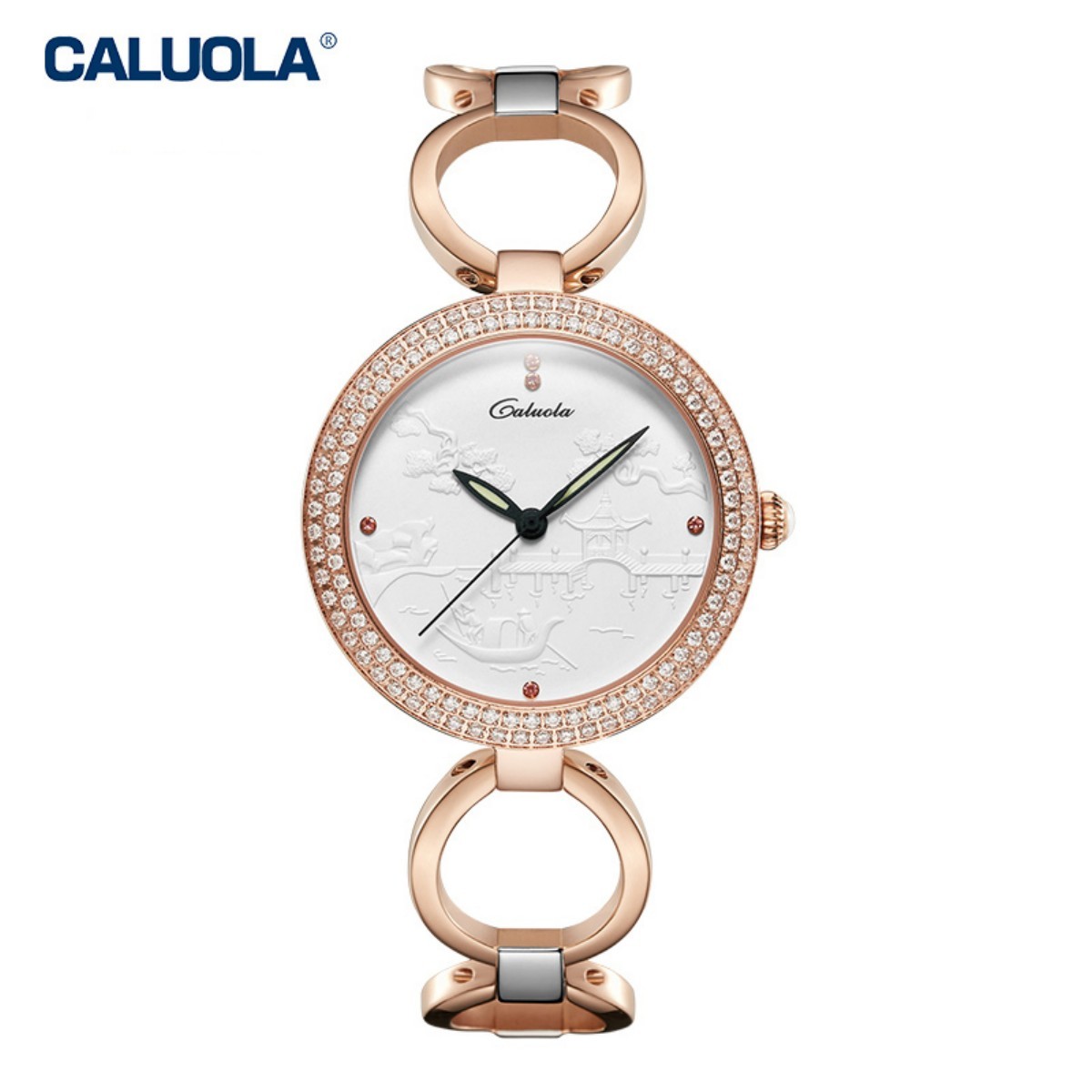 Caluola Women Watch 34mm Rose Gold CA1100L