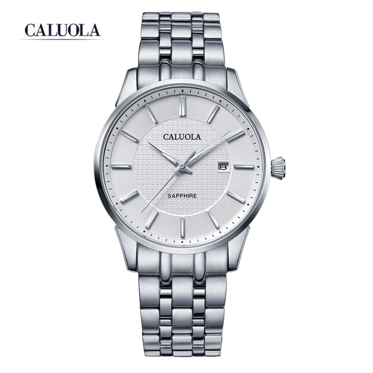 Caluola Men Watch 41mm Steel CA1215