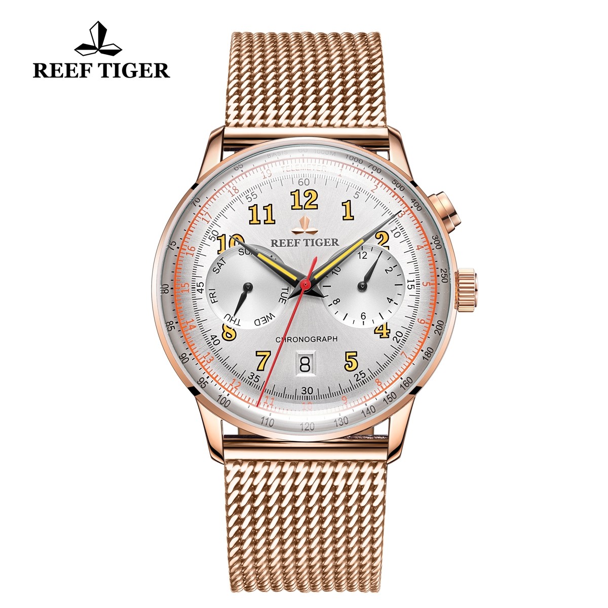 Limited Edition Respect 42mm White Dial Rose Gold RGA9122-PWPO