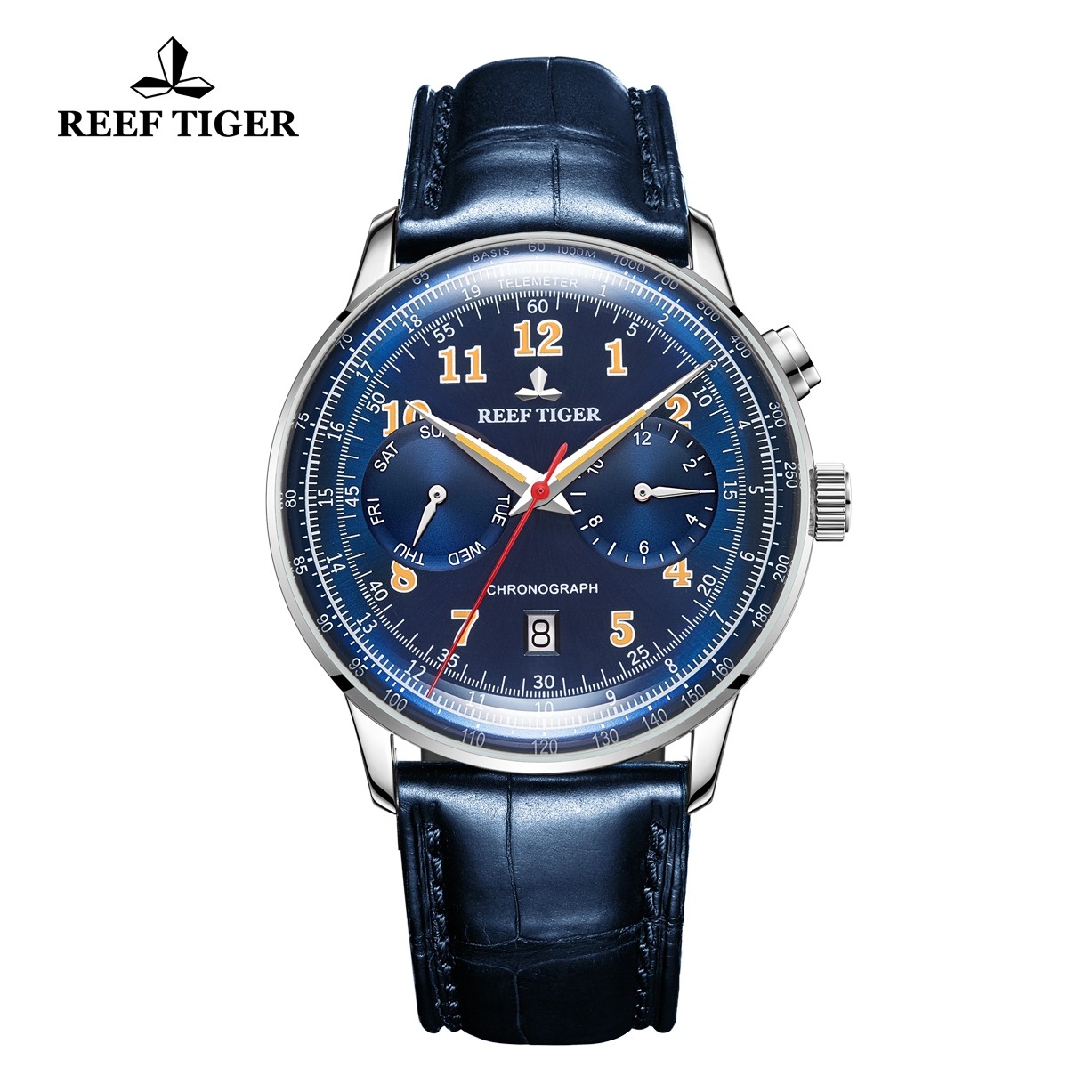 Limited Edition Respect 42mm Blue Dial Steel Blue Strap RGA9122-YLL